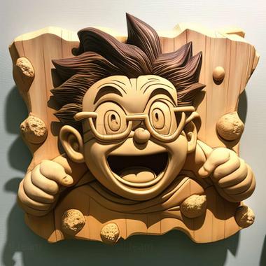 3D model DrSlump Akira Toriyama (STL)